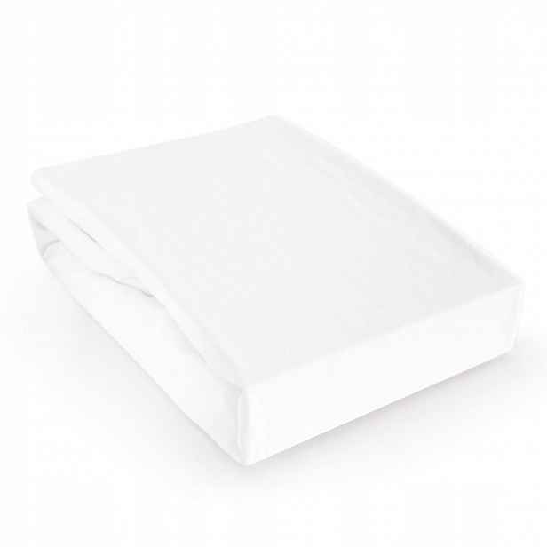 Prostěradlo s gumou jersey 200x220 Darymex bílé