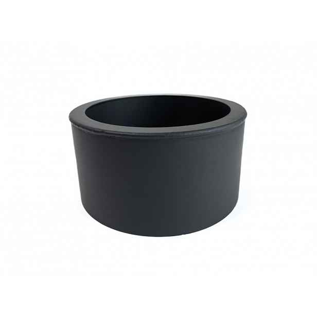 Redukce do komína 150/160 mm (d.80 mm), silnostěnné 1,5 mm, černá MA654631