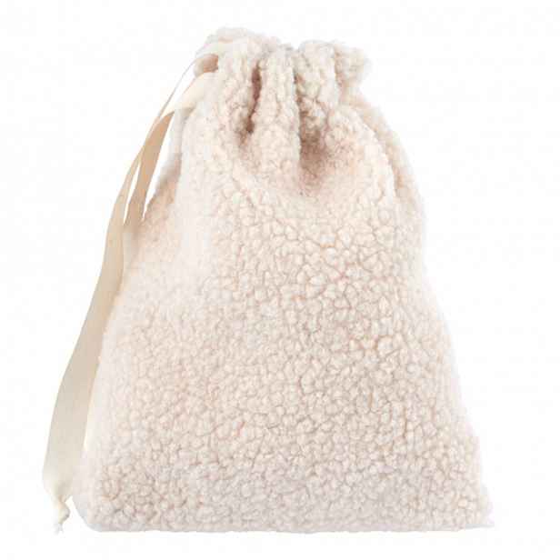 Butlers PACK-A-BAG Taštička plyšová 14 x 18 cm - bílá