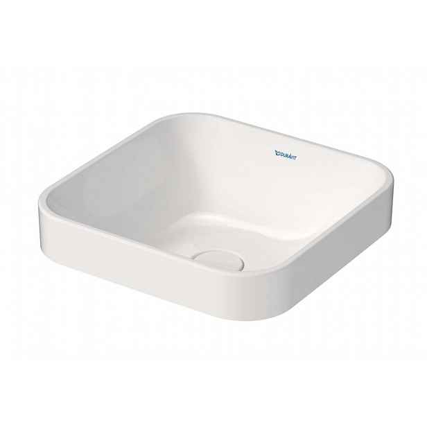 Duravit Happy D.2 Plus - Umyvadlová mísa zápustná 40x40 cm, bílá 2359400000