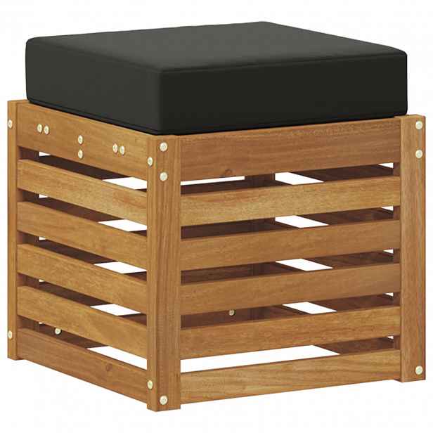 vidaXL Outdoor Stool Bench Masivní akátové dřevo Přírodní