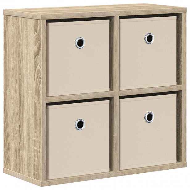 vidaXL Servírovací skříň Sonoma dub 49,5 x 22 x 47 cm