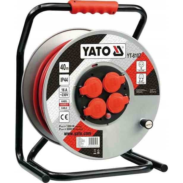 Prodlužovací Kabel Bubnový 40 M 3*2,5 MM Yato YT-8107