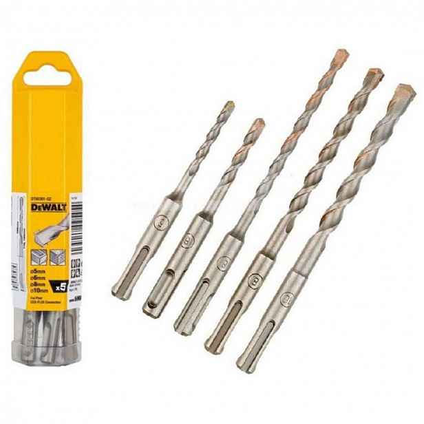 DeWALT - 5dílná sada vrtáků SDS-Plus do zdiva DT60301