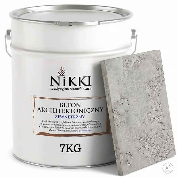 Fasádní omítka s architektonickou strukturou Betonu 7 kg Šedá přírodní