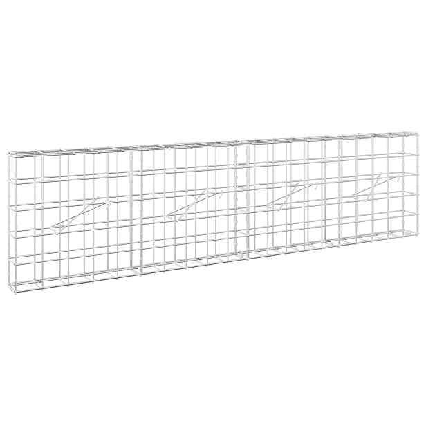 vidaXL Gabion s drátem 5 mm a síťkou 10x10 cm 200x10x50 cm