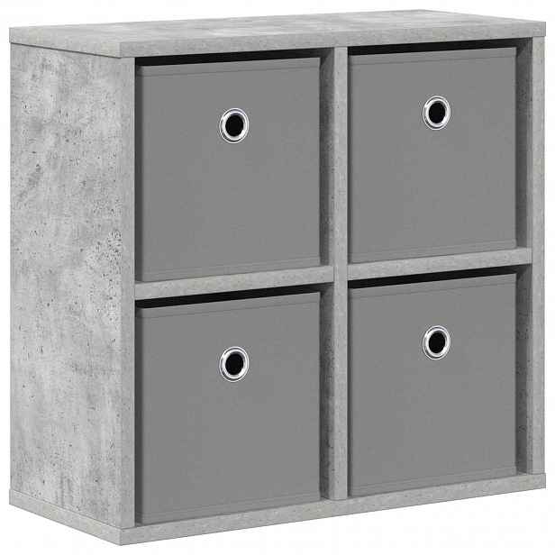 vidaXL Servírovací skříň Betonově šedá 49,5 x 22 x 47 cm