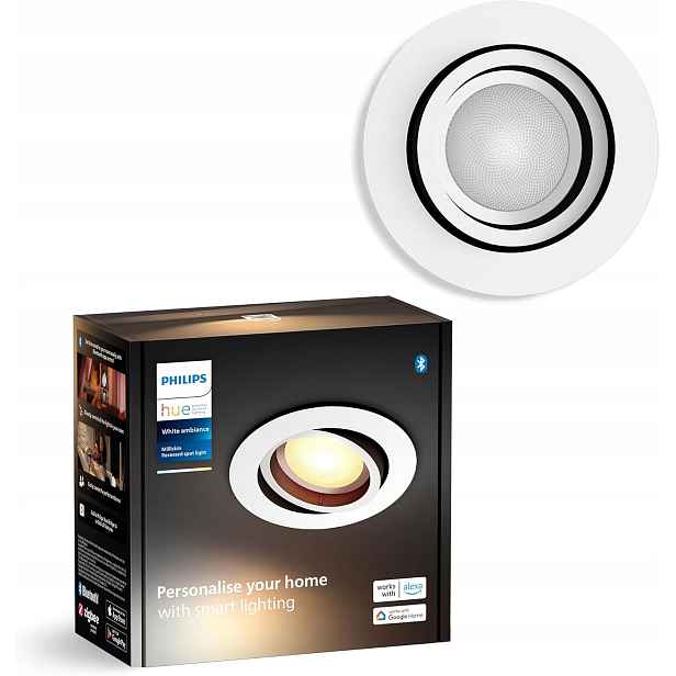 Zápustné Led svítidlo Philips Hue Milliskin 4,2W White Ambiance