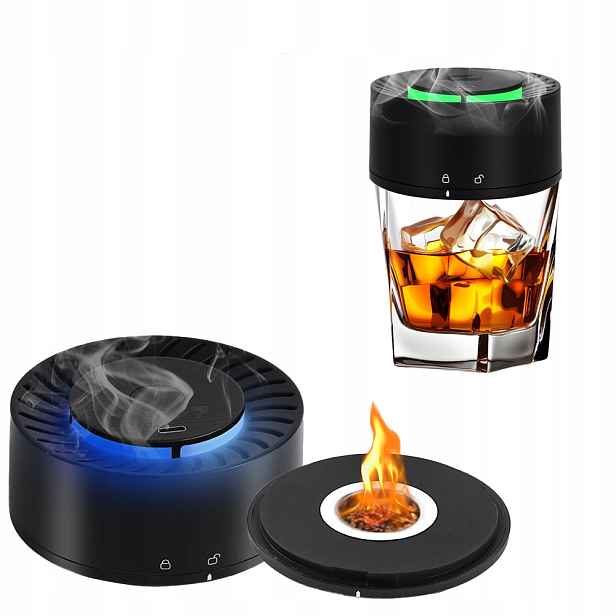 Sada na uzení Whisky Smoker Dárek pro muže Chlapec Štěpka Velký