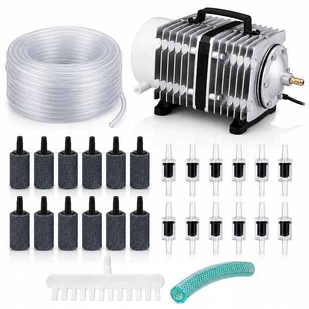 Čerpadlo Do Jezírka Provzdušňovač Jezírka Kompletní Sada 6000L/h 135W