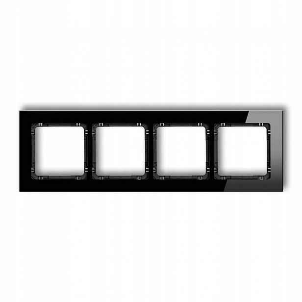 Rámeček univerzální, čtyřnásobný, skleněný 12-12-DRG-4 Karlik Deco