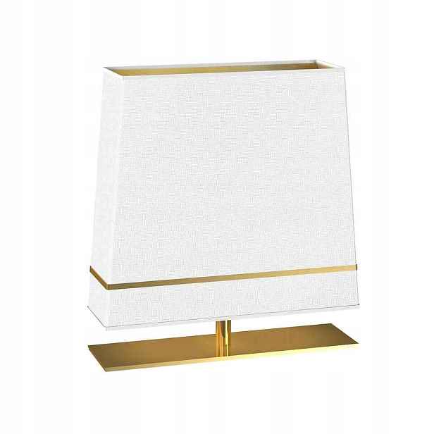 Stolní lampa Noční Milagro Volans MZ5026 E27 60W Mosaz Bílá Zlato