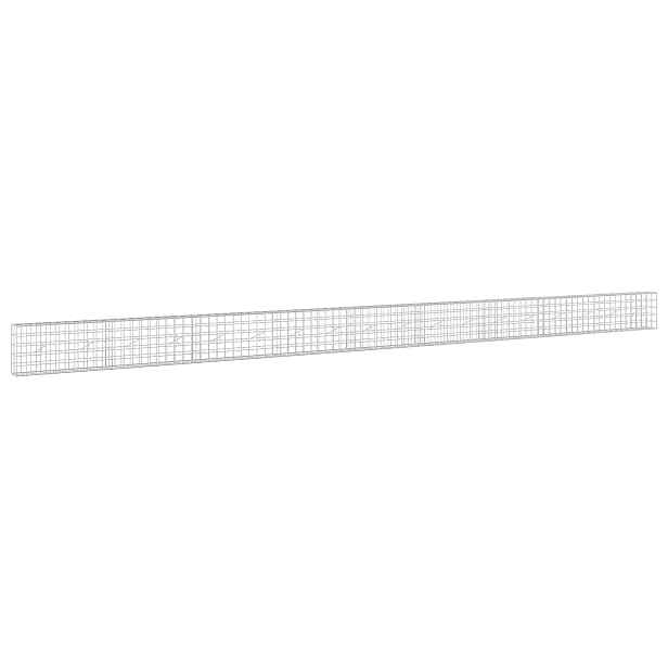 vidaXL Gabion s drátem 5 mm a síťkou 10x10 cm 900x20x50 cm
