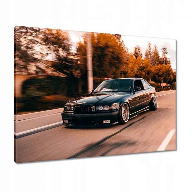 Černé obrazy 80x60 Bmw Auta