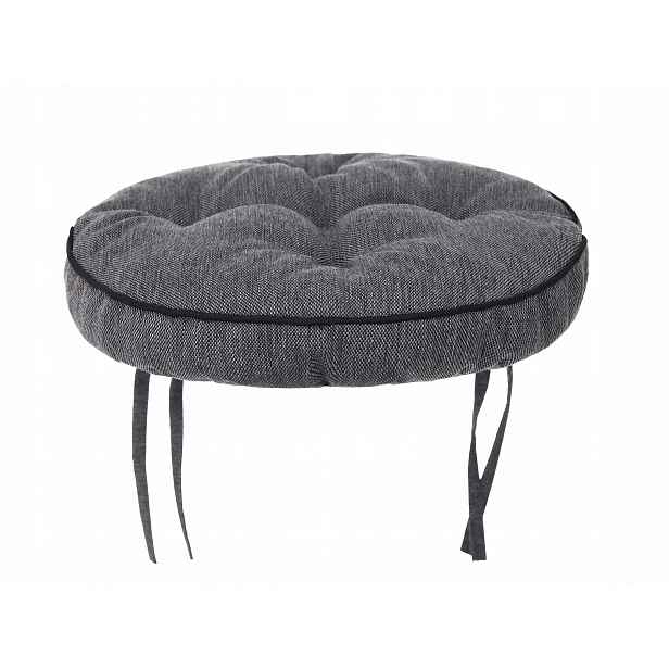 Polštář kulatý na židli, vázaný, 38 cm