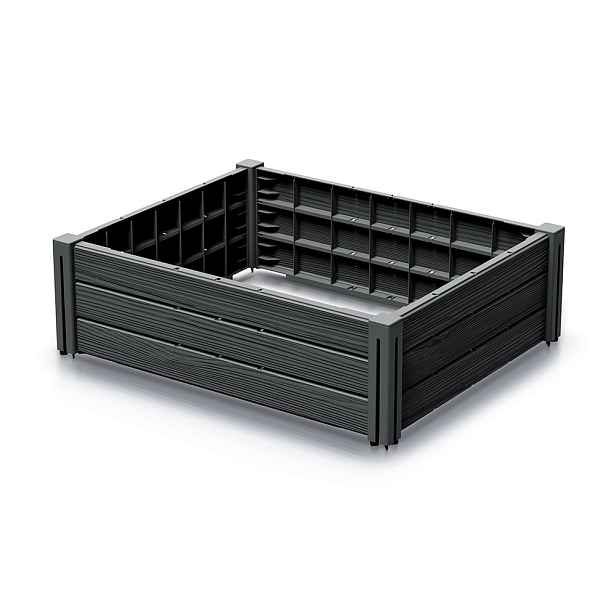 Prosperplast Vyvýšený záhon Bas Planty 75,6 cm antracitový