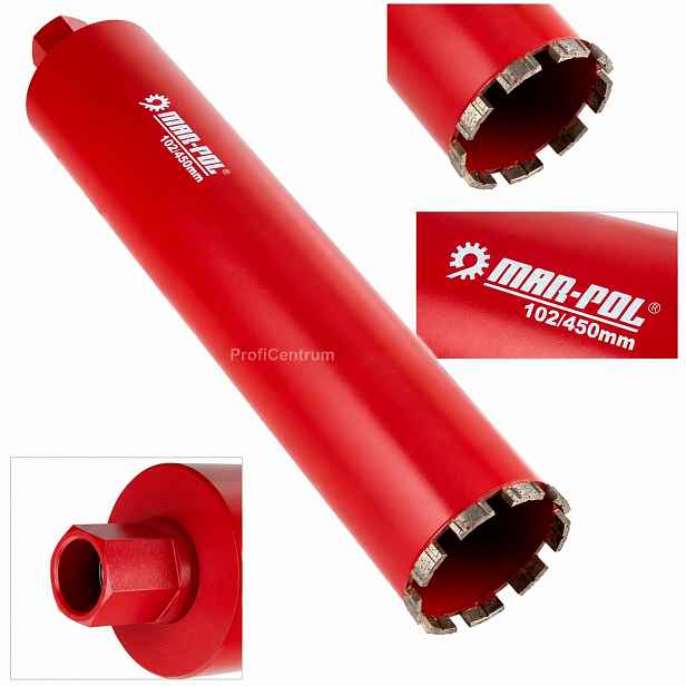 Korunkový Vrták Vrták Vrták Do Betonu 102 × 450 MM Mar-pol