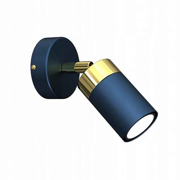 Nástěnná lampa Joker tmavě modrá/zlatá 1xGU10