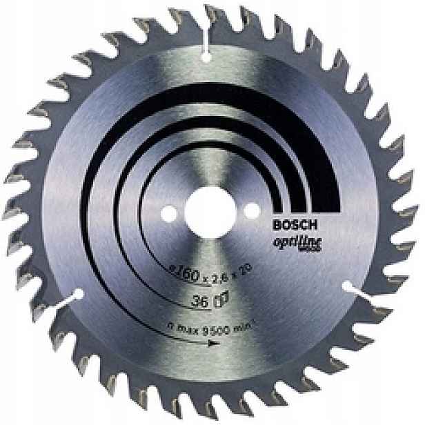 Řezací kotouč Bosch Optiline Wood 20 x 160 mm