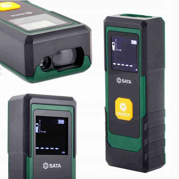 Sata Laserový dálkoměr Dosah 30 m Kompaktní ST62709