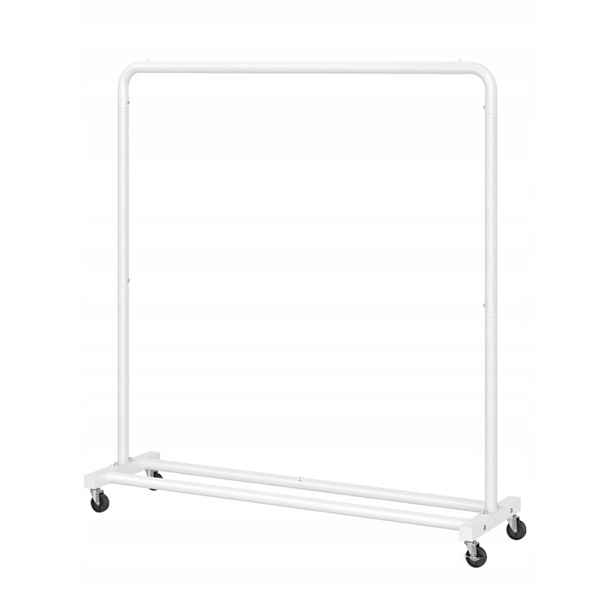 SONGMICS Pojízdný stojan na oblečení Undy 110 cm bílý