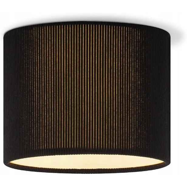 Stropní Svítidlo Ve Skandinávském Stylu, Černé Válcové Stínítko