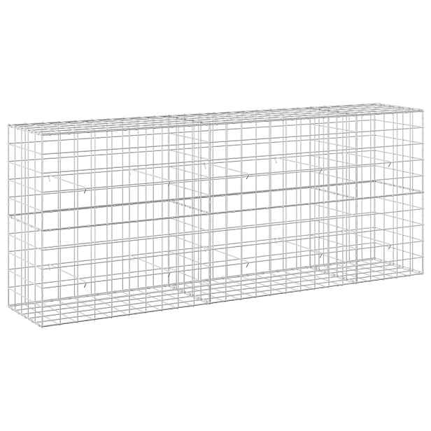 vidaXL Gabion s drátem 5 mm a síťkou 10x10 cm 250x50x100 cm