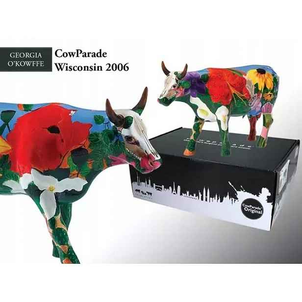 CowParade Wisconsin 2006, Georgia O'Kowffe, autor: Donna McKay.