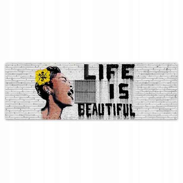 Plakáty 200x66 Banksy Life jsou krásné