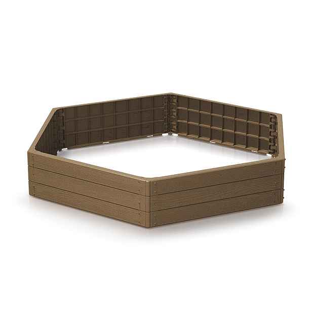Prosperplast Vyvýšený záhon BOS WADY 148 cm hnědý