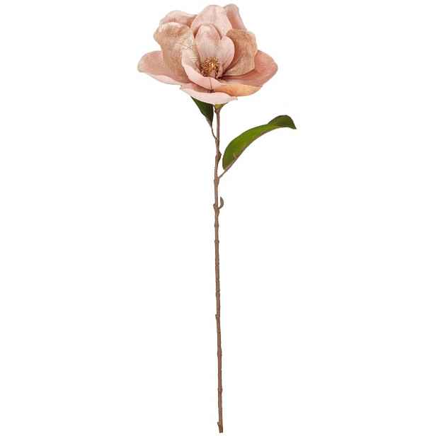 Umělá květina magnólie výška 76 cm Gasper - champagne