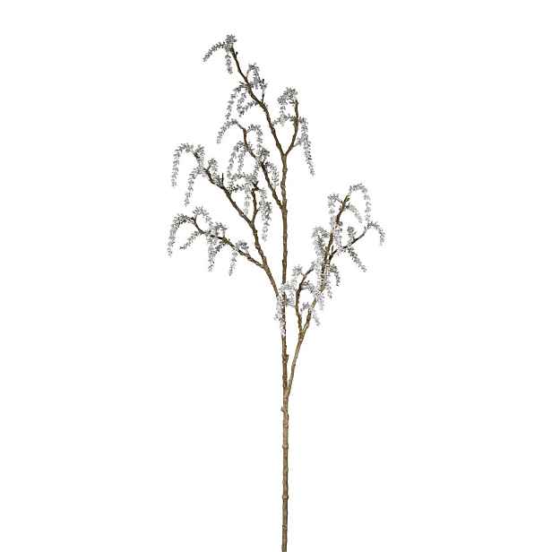Dekorační větvička výška 121 cm Gasper - stříbrná