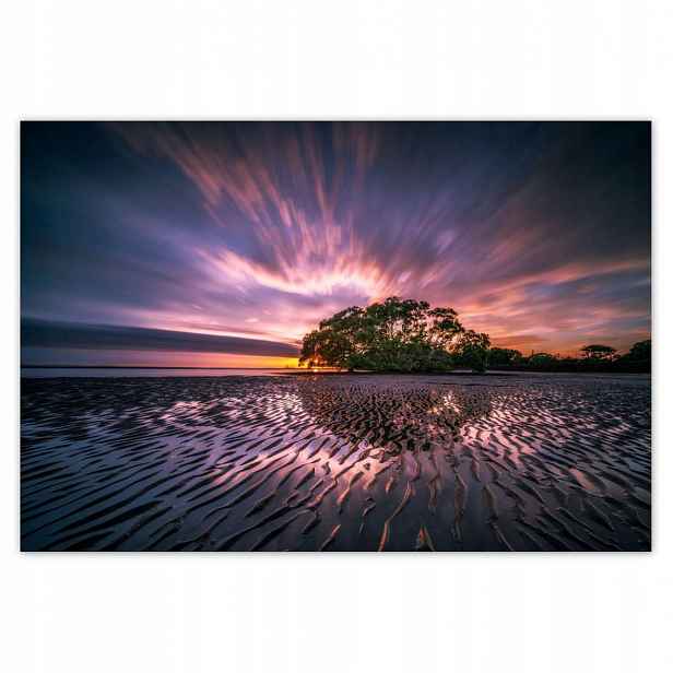 Fototapety 152x104 Krásná fialová krajina