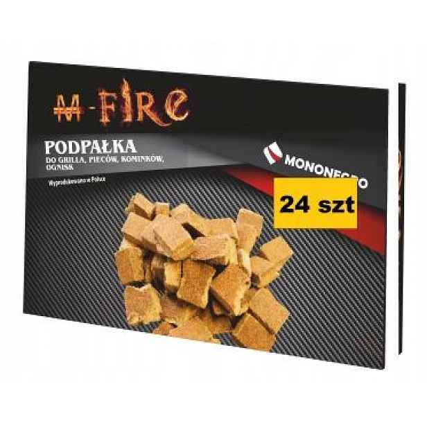 Podpalovač M-fire 24 Kostek (balení 42 ks)