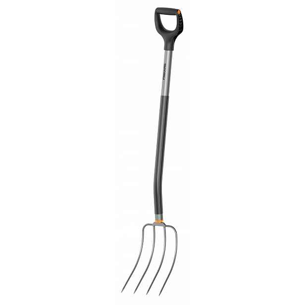 Fiskars Ergonomic Vidle na kompostování, zahradní, hospodářské kompostování