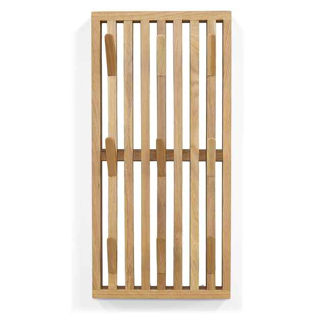 Kovový nástěnný věšák v přírodní barvě 24 cm Parco – Spinder Design