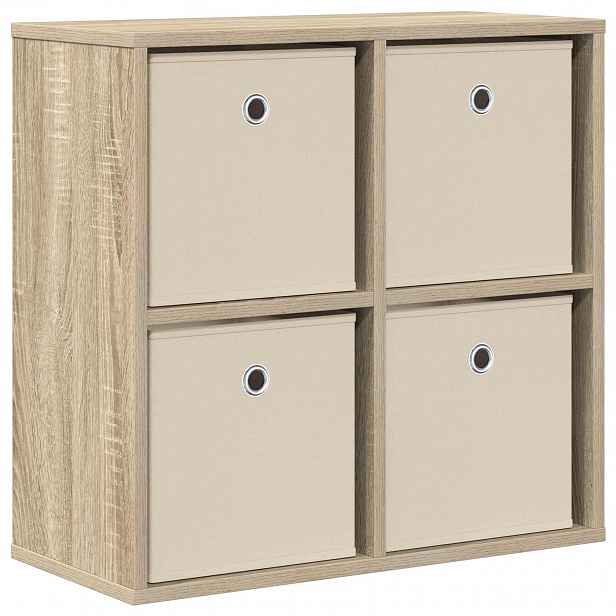 vidaXL Servírovací skříň Sonoma dub 59,5 x 27 x 57 cm