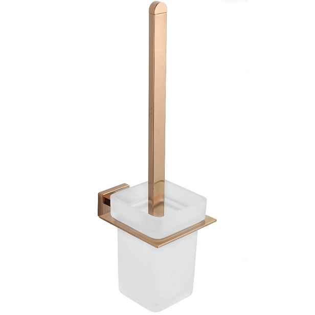WC kartáč s nádobou MEXEN ARNO rose gold