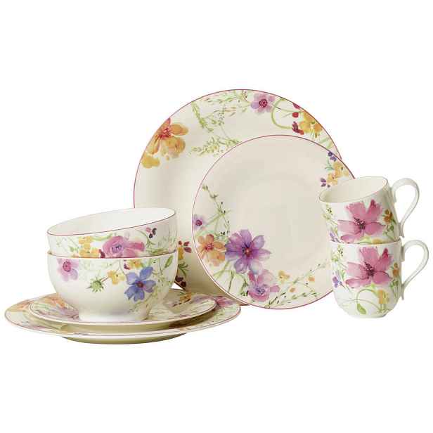 XXXLutz KOMBINOVANÁ SOUPRAVA, 8dílné, porcelán Villeroy & Boch - Kolekce nádobí - 0034070137