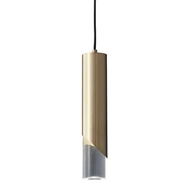 Zeeka Gold – moderní závěsná lampa – zlatá