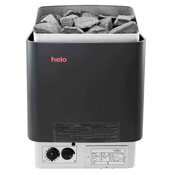 Elektrická kamna Helo Cup 90 Stj 9 kW Graphite s ovládáním