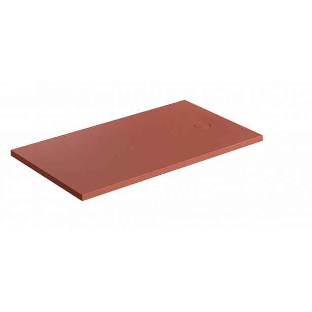 OMNIRES Aquarock M+ - Sprchová vanička 80x160 cm, červená AQUAROCK80-160TE