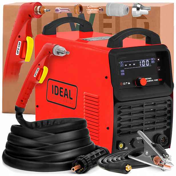 Plazmová Řezačka Ideal Tecno Plasma 105 Led Cut Grid 400V 60% 100A 2T/4T