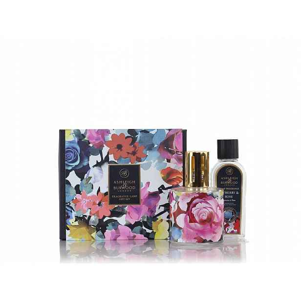 Sada In Bloom malá lampa a náplň Tayberry Rose 250 ml Ashleigh & Burwo