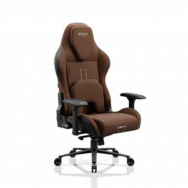Herní látková židle hnědá, Normal Size: Diablo X.One Prime Cinnamon Brown