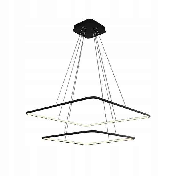 Milagro Závěsná Led lampa Nix Black ML518 50W 3500lm 3000K Nastavitelná černá