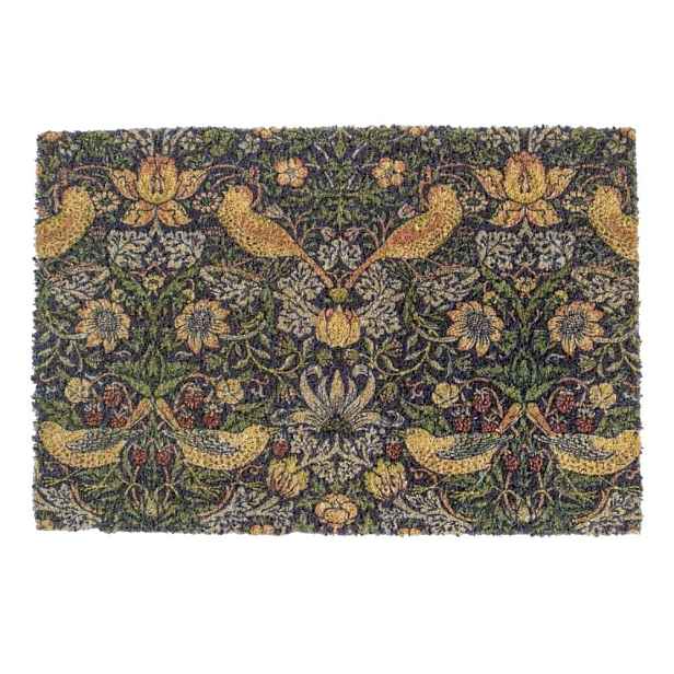 Rohožka z kokosového vlákna 40x60 cm William Morris Strawberry Thief – Artsy Doormats