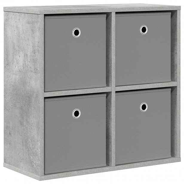 vidaXL Servírovací skříň Betonově šedá 59,5 x 27 x 57 cm