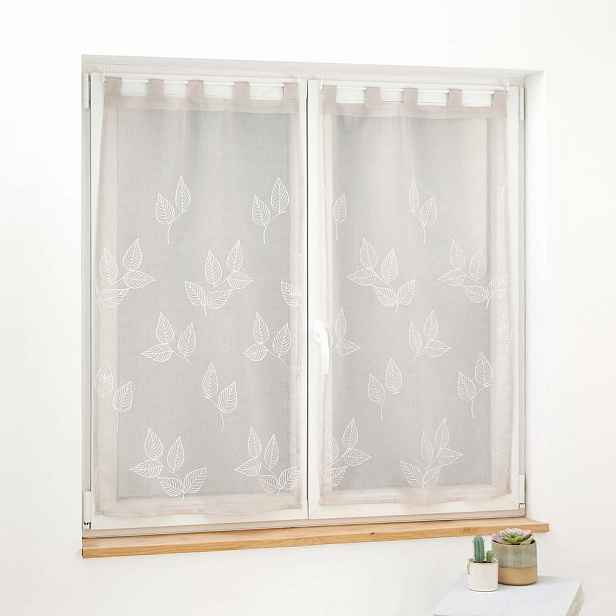 Béžové voálové záclony v sadě 2 ks 60x90 cm Berry – douceur d'intérieur