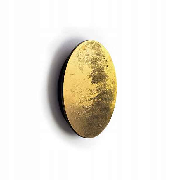Nowodvorski Led nástěnné svítidlo 10W dřevěné Ring Wood zlaté/černé
